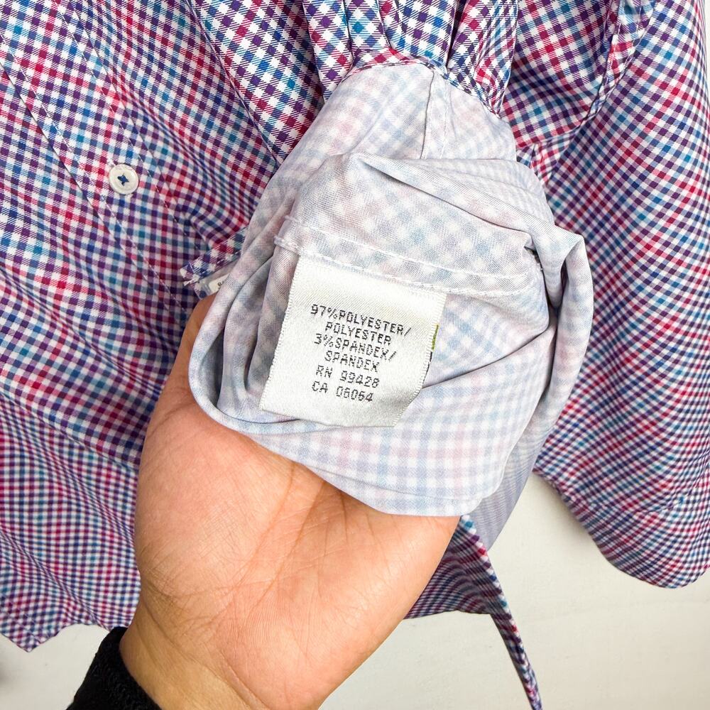 Bugatchi Classic Fit Performance Button Up Shirt … - image 6